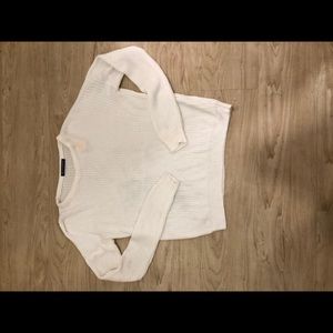 Brandy Melville white knit sweater